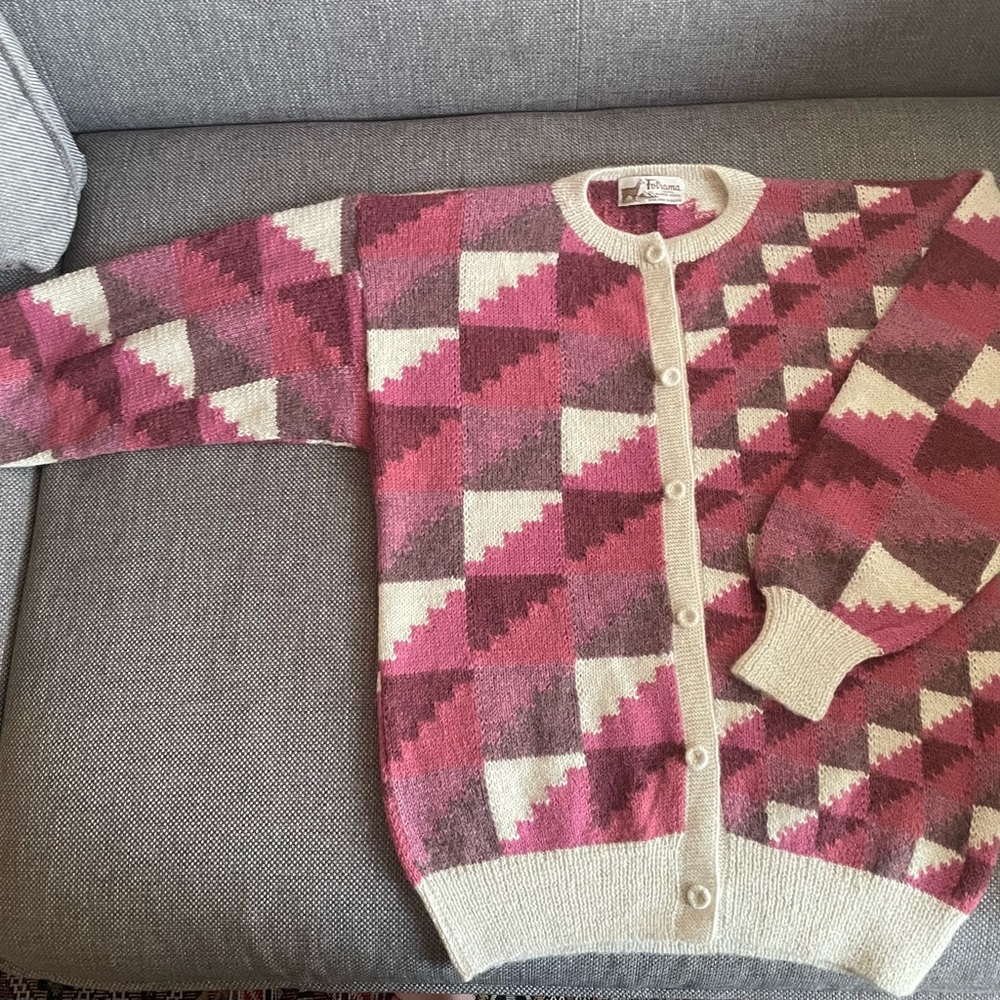 Alpaca Sweater,Vintage, Handmade
